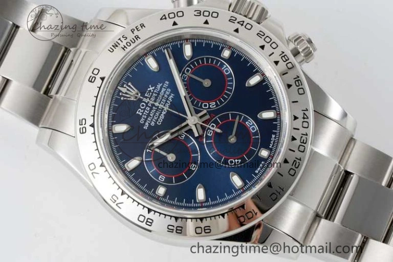 Daytona 116509 QF 1:1 Best Edition Blue Dial on SS Bracelet SA Casual 2268