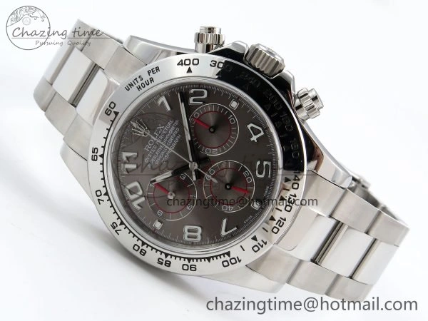 FreshLook Daytona 116509 QF 1:1 Best Edition Gray Numeral Dial on SS Bracelet SH4130 V3 (Gain Weight) 1618