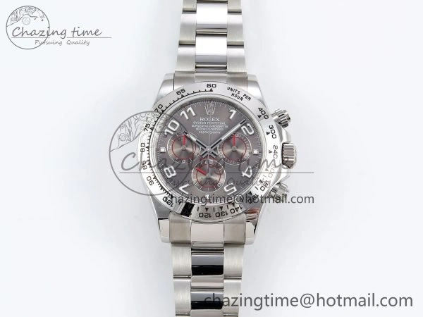 FreshLook Daytona 116509 QF 1:1 Best Edition Gray Numeral Dial on SS Bracelet SH4130 V3 (Gain Weight) 1618