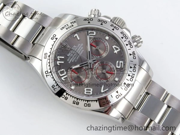 FreshLook Daytona 116509 QF 1:1 Best Edition Gray Numeral Dial on SS Bracelet SH4130 V3 (Gain Weight) 1618