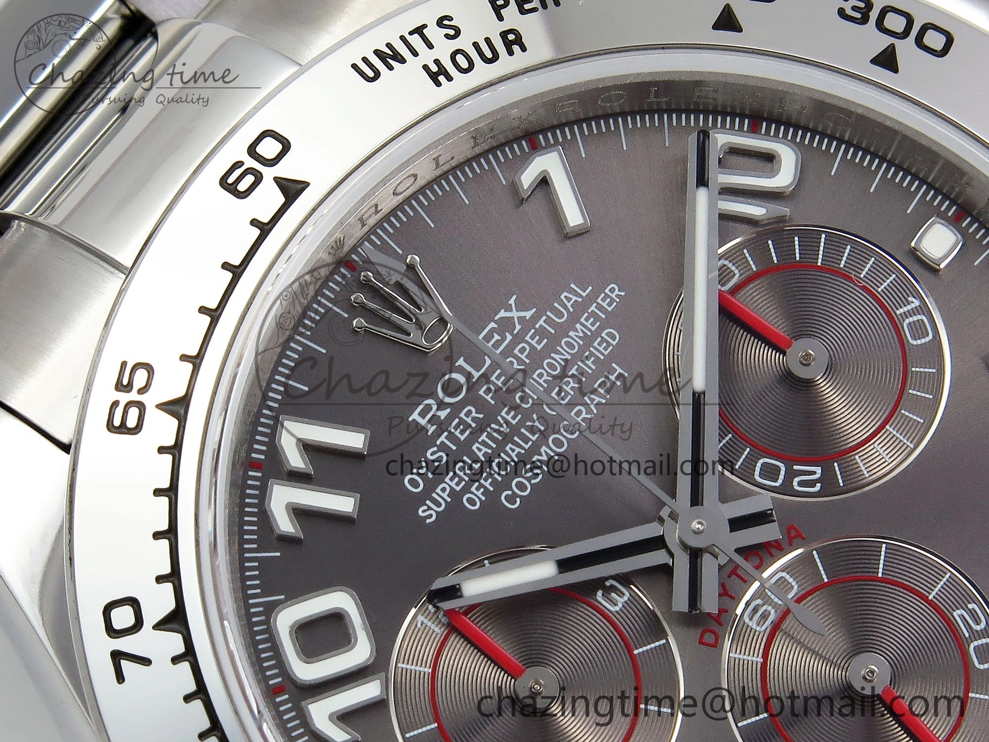 FreshLook Daytona 116509 QF 1:1 Best Edition Gray Numeral Dial on SS Bracelet SH4130 V3 (Gain Weight) 1618
