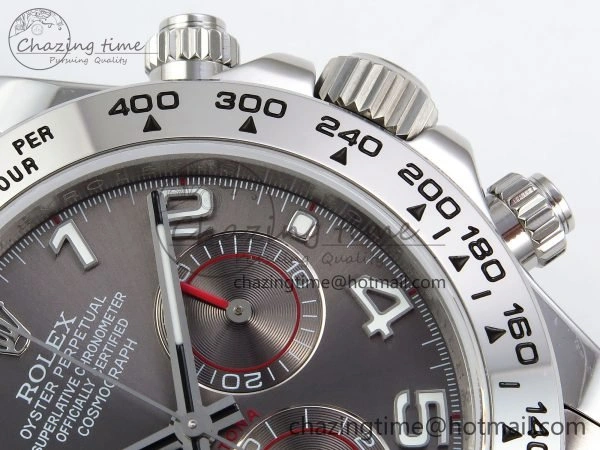 FreshLook Daytona 116509 QF 1:1 Best Edition Gray Numeral Dial on SS Bracelet SH4130 V3 (Gain Weight) 1618