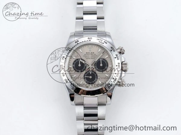 Daytona 116509 QF 1:1 Best Edition Gray Black Dial on SS Bracelet SH4130 V3 (Gain Weight) FreshLook 1405
