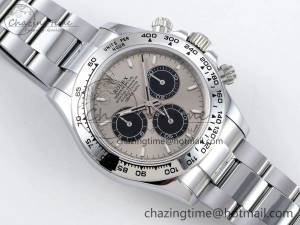 Daytona 116509 QF 1:1 Best Edition Gray Black Dial on SS Bracelet SH4130 V3 (Gain Weight) FreshLook 1405