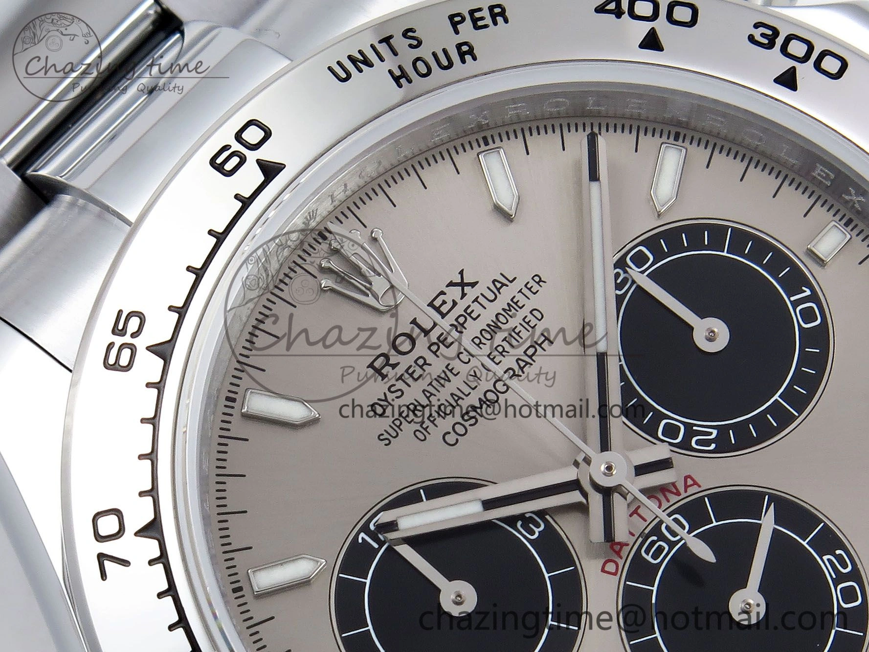 Daytona 116509 QF 1:1 Best Edition Gray Black Dial on SS Bracelet SH4130 V3 (Gain Weight) FreshLook 1405