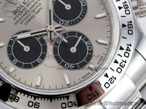 Daytona 116509 QF 1:1 Best Edition Gray Black Dial on SS Bracelet SH4130 V3 (Gain Weight) FreshLook 1405