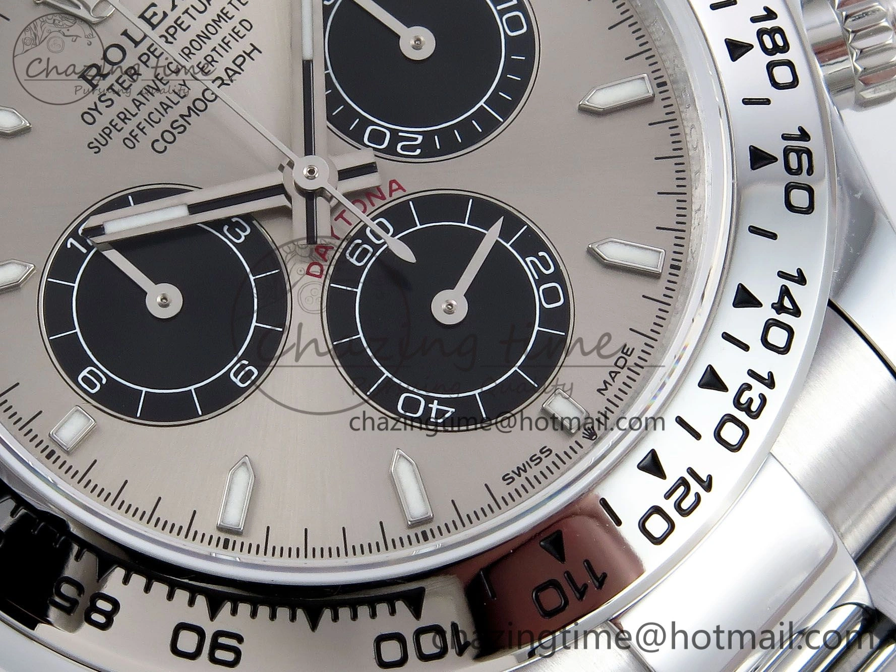 Daytona 116509 QF 1:1 Best Edition Gray Black Dial on SS Bracelet SH4130 V3 (Gain Weight) FreshLook 1405