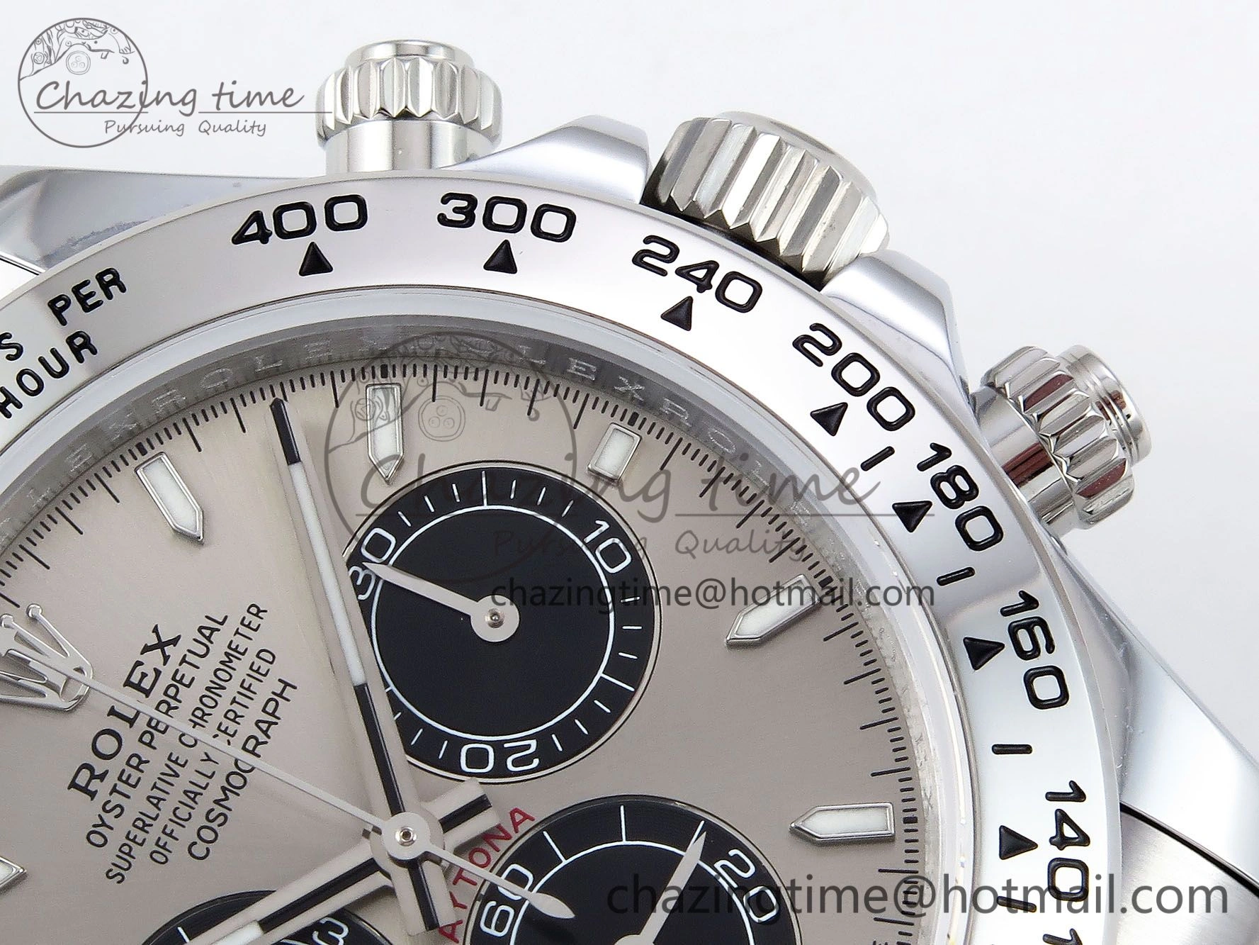 Daytona 116509 QF 1:1 Best Edition Gray Black Dial on SS Bracelet SH4130 V3 (Gain Weight) FreshLook 1405