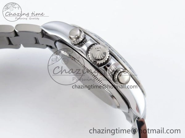 Daytona 116509 QF 1:1 Best Edition Gray Black Dial on SS Bracelet SH4130 V3 (Gain Weight) FreshLook 1405