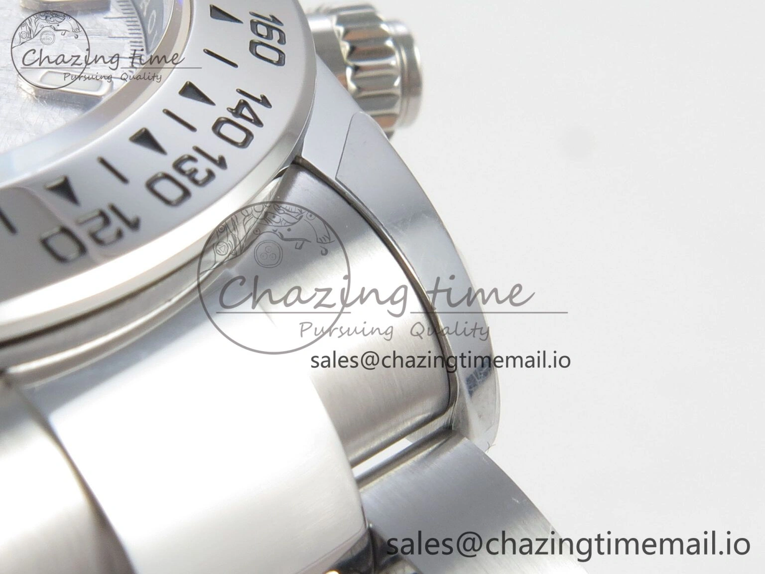 OdorResistant Daytona 116509 SS 3CF 1:1 Best Edition SS Bezel Meteorite Dial on SS Bracelet SH4130 V2(Mod Version) 10812
