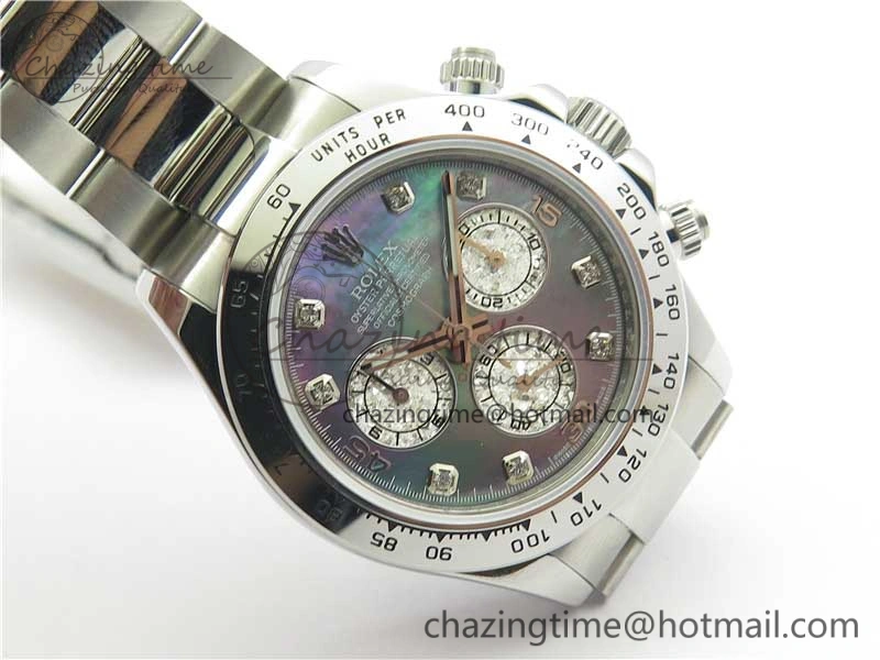 Snug Daytona 116509 SS BLF Best Edition Gay MOP Dial on SS Bracelet A 2978