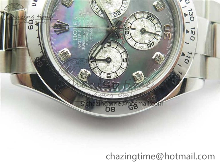 Snug Daytona 116509 SS BLF Best Edition Gay MOP Dial on SS Bracelet A 2978