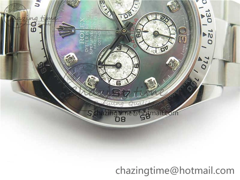 Snug Daytona 116509 SS BLF Best Edition Gay MOP Dial on SS Bracelet A 2978