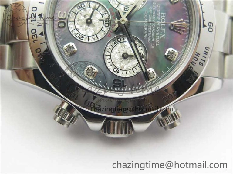 Snug Daytona 116509 SS BLF Best Edition Gay MOP Dial on SS Bracelet A 2978