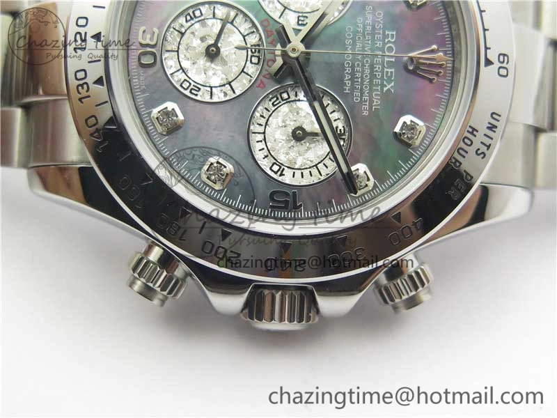 Snug Daytona 116509 SS BLF Best Edition Gay MOP Dial on SS Bracelet A 2978
