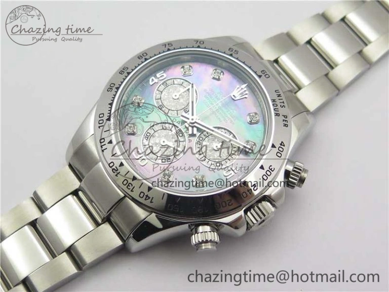 Snug Daytona 116509 SS BLF Best Edition Gay MOP Dial on SS Bracelet A 2978