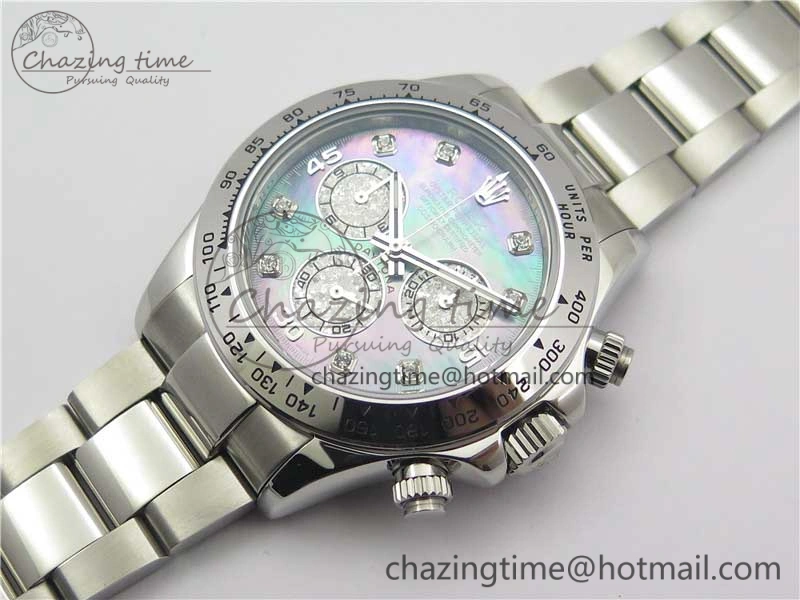 Snug Daytona 116509 SS BLF Best Edition Gay MOP Dial on SS Bracelet A 2978