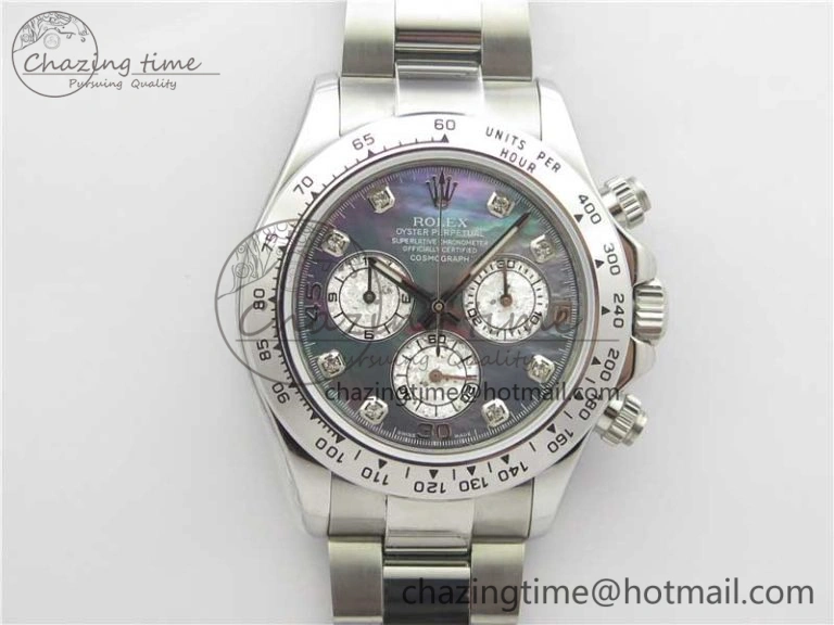 Snug Daytona 116509 SS BLF Best Edition Gay MOP Dial on SS Bracelet A 2978