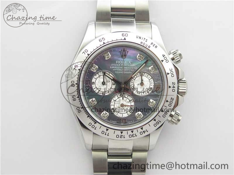 Snug Daytona 116509 SS BLF Best Edition Gay MOP Dial on SS Bracelet A 2978