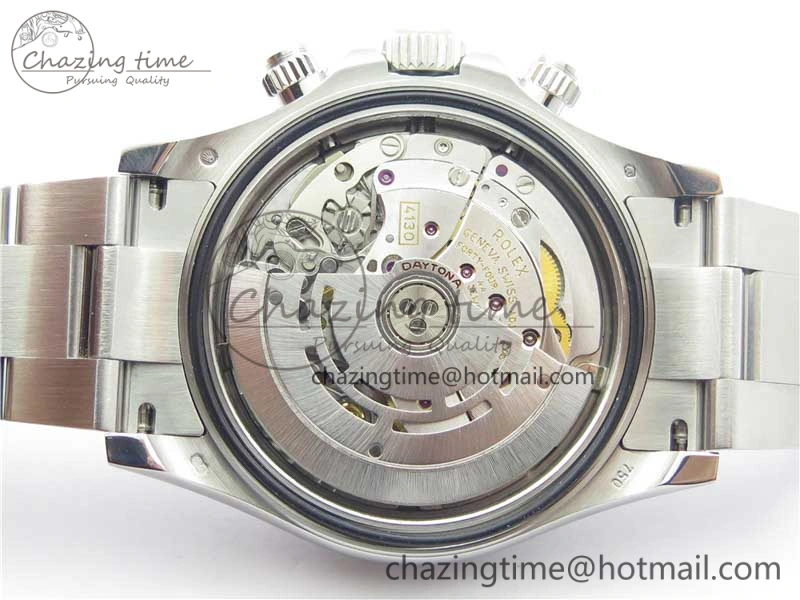 Daytona 116509 SS Noob 1:1 Best Edition 904L SS Case and Bracelet Black Dial SA4130 V Packable 3183