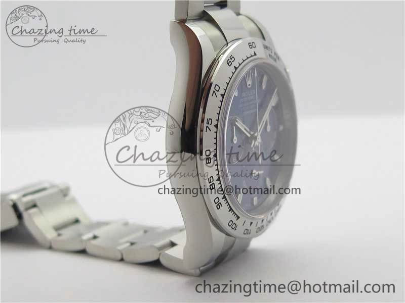 DailyWear Daytona 116509 SS Noob 1:1 Best Edition 904L SS Case and Bracelet Blue Dial SA4130 V 3180