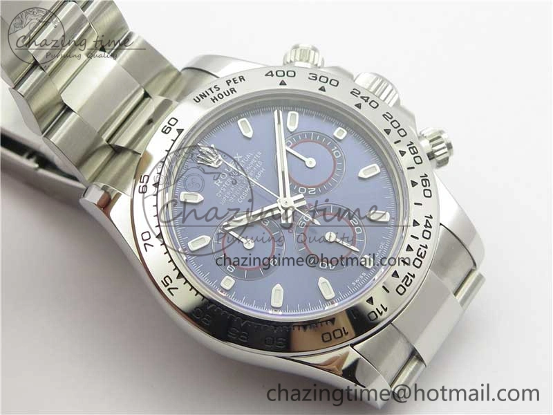 DailyWear Daytona 116509 SS Noob 1:1 Best Edition 904L SS Case and Bracelet Blue Dial SA4130 V 3180