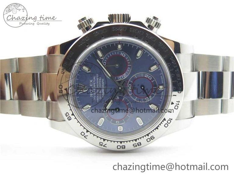 DailyWear Daytona 116509 SS Noob 1:1 Best Edition 904L SS Case and Bracelet Blue Dial SA4130 V 3180