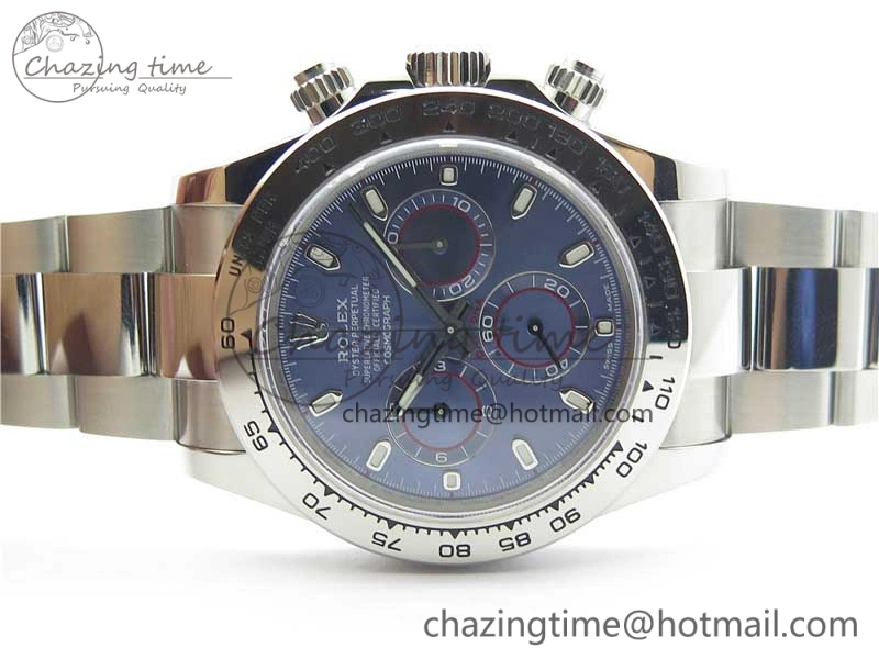 DailyWear Daytona 116509 SS Noob 1:1 Best Edition 904L SS Case and Bracelet Blue Dial SA4130 V 3180