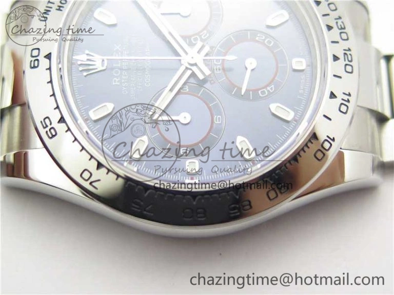 DailyWear Daytona 116509 SS Noob 1:1 Best Edition 904L SS Case and Bracelet Blue Dial SA4130 V 3180