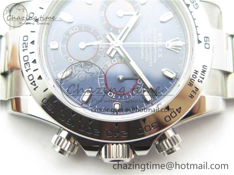 DailyWear Daytona 116509 SS Noob 1:1 Best Edition 904L SS Case and Bracelet Blue Dial SA4130 V 3180