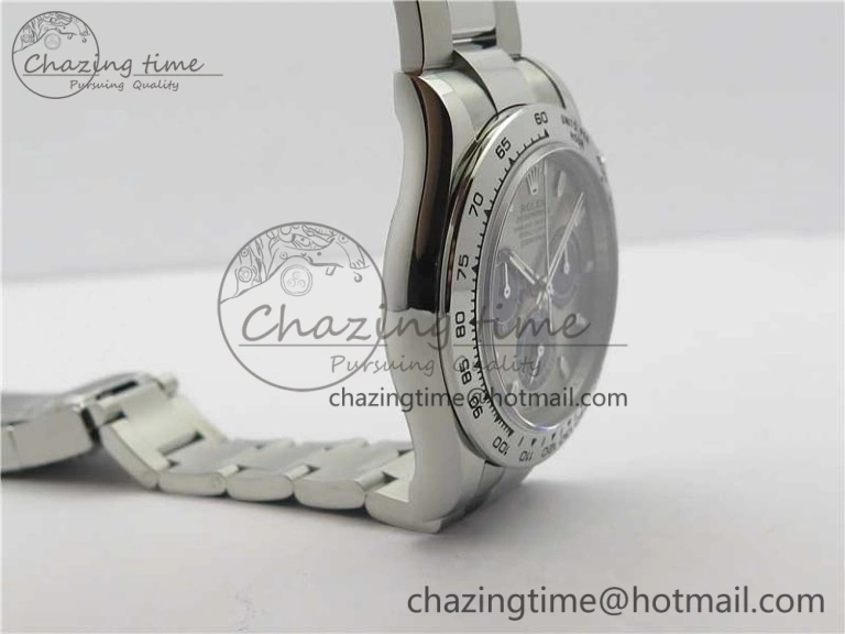 Trendsetting Daytona 116509 SS Noob 1:1 Best Edition 904L SS Case and Bracelet Gray Black Dial SA4130 V 3182