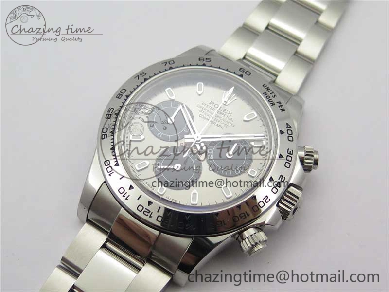 Trendsetting Daytona 116509 SS Noob 1:1 Best Edition 904L SS Case and Bracelet Gray Black Dial SA4130 V 3182