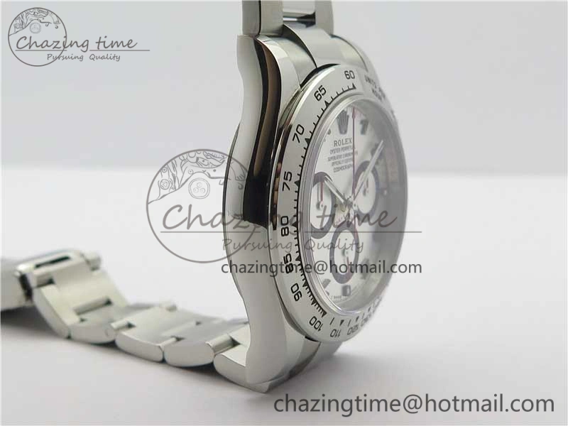 Comfortable Daytona 116509 SS Noob 1:1 Best Edition 904L SS Case and Bracelet Silver Dial SA4130 V 3185