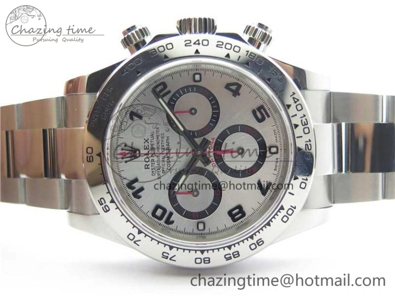 Comfortable Daytona 116509 SS Noob 1:1 Best Edition 904L SS Case and Bracelet Silver Dial SA4130 V 3185