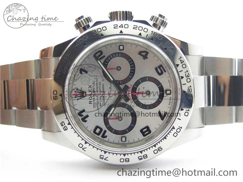 Comfortable Daytona 116509 SS Noob 1:1 Best Edition 904L SS Case and Bracelet Silver Dial SA4130 V 3185