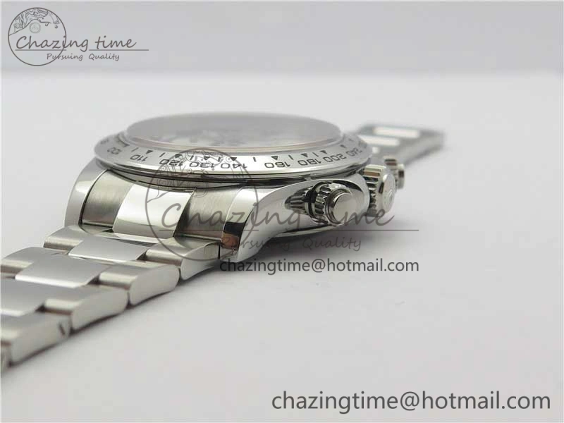 Comfortable Daytona 116509 SS Noob 1:1 Best Edition 904L SS Case and Bracelet Silver Dial SA4130 V 3185