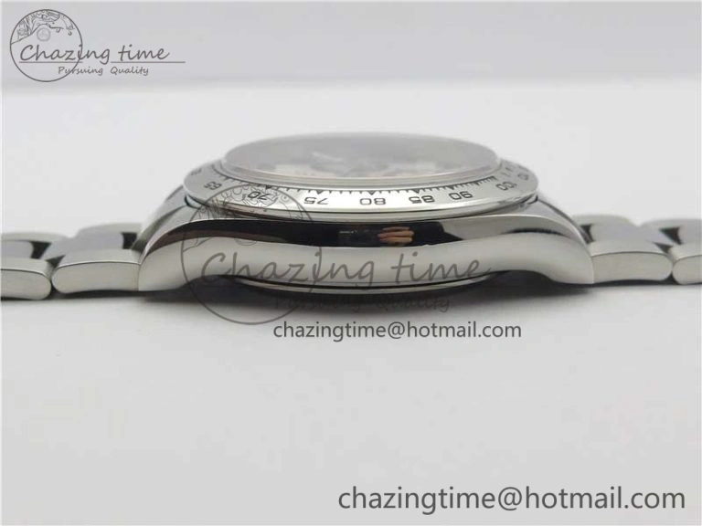 Comfortable Daytona 116509 SS Noob 1:1 Best Edition 904L SS Case and Bracelet Silver Dial SA4130 V 3185