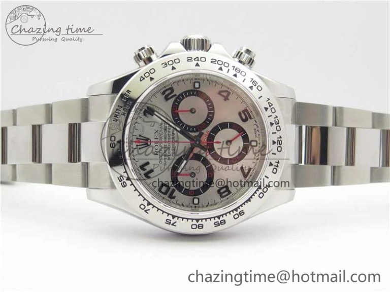 Daytona 116509 SS Noob 1:1 Best Edition Silver Dial On SS Bracelet  A ComfortFit 2988