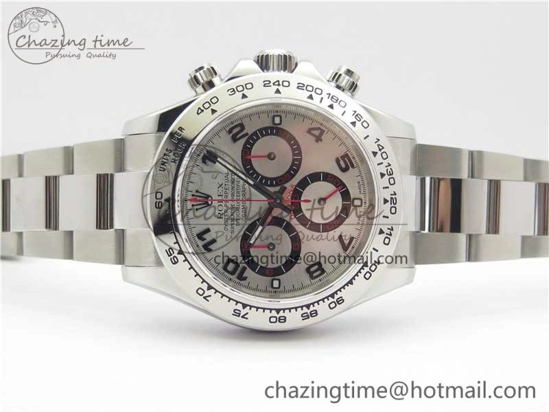 Daytona 116509 SS Noob 1:1 Best Edition Silver Dial On SS Bracelet  A ComfortFit 2988