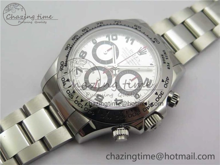 Daytona 116509 SS Noob 1:1 Best Edition Silver Dial On SS Bracelet  A ComfortFit 2988