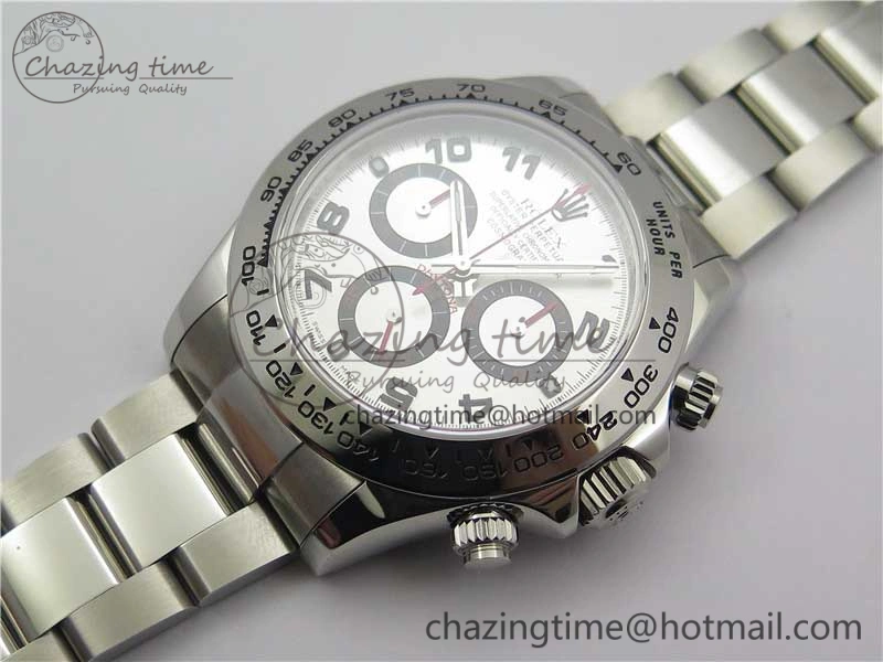 Daytona 116509 SS Noob 1:1 Best Edition Silver Dial On SS Bracelet  A ComfortFit 2988