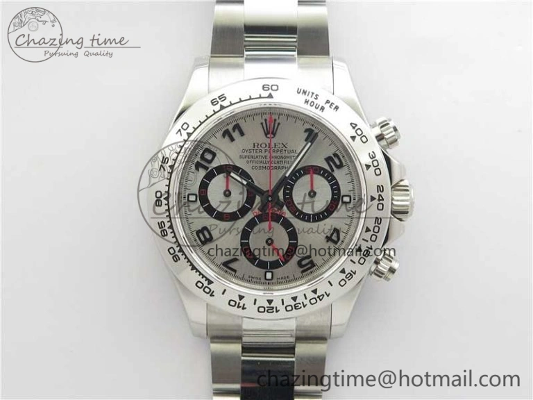 Daytona 116509 SS Noob 1:1 Best Edition Silver Dial On SS Bracelet  A ComfortFit 2988