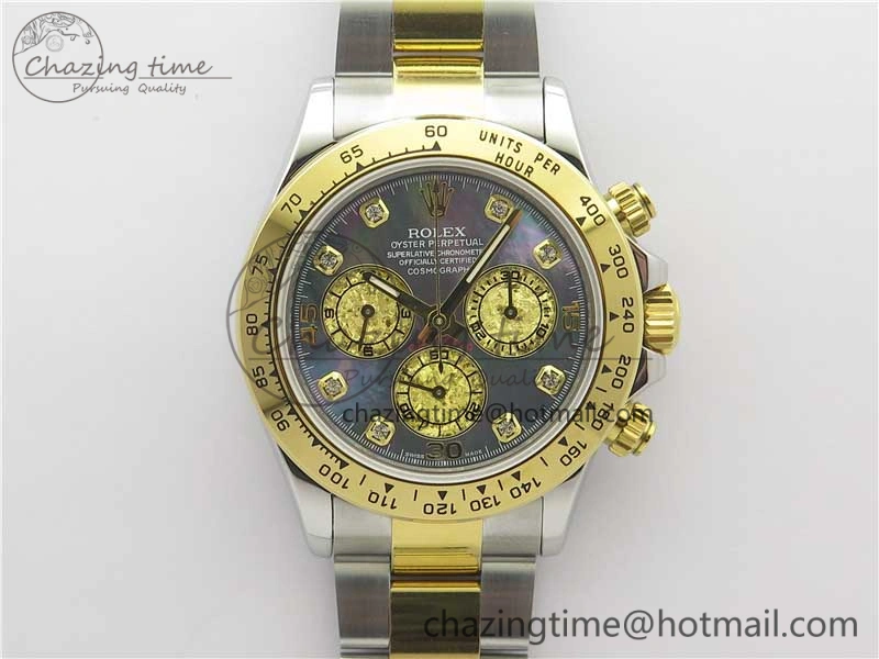 Daytona 116509 SS YG BLF Best Edition Gay MOP Dial on SS YG Bracelet A WrinkleFree 2977