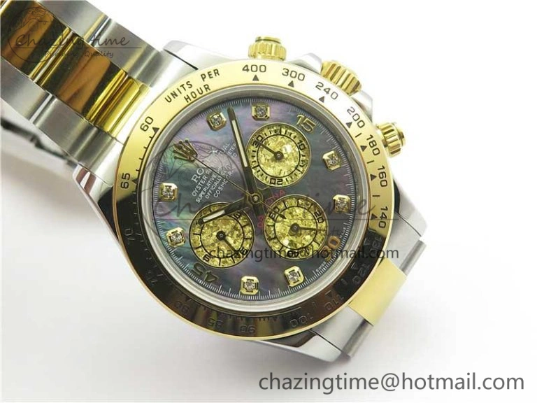 Daytona 116509 SS YG BLF Best Edition Gay MOP Dial on SS YG Bracelet A WrinkleFree 2977