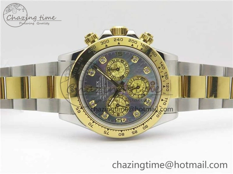 Daytona 116509 SS YG BLF Best Edition Gay MOP Dial on SS YG Bracelet A WrinkleFree 2977