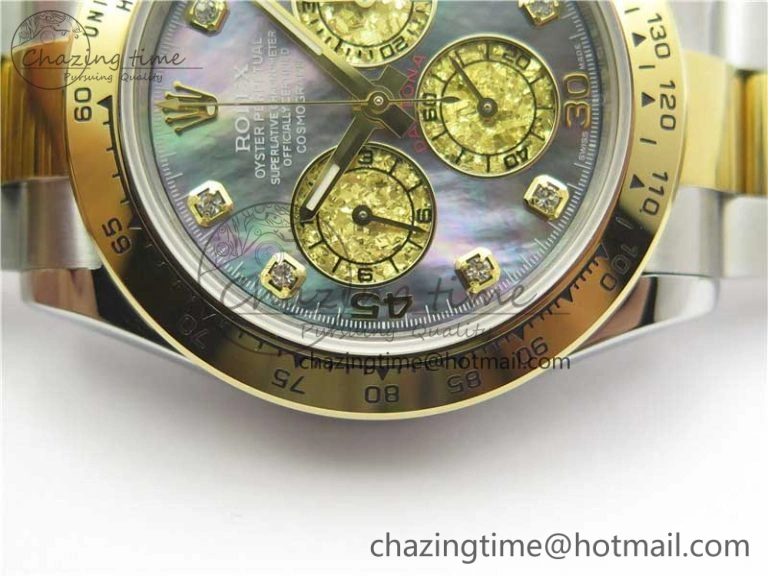 Daytona 116509 SS YG BLF Best Edition Gay MOP Dial on SS YG Bracelet A WrinkleFree 2977