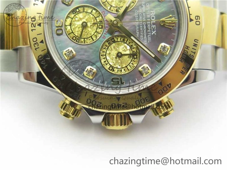 Daytona 116509 SS YG BLF Best Edition Gay MOP Dial on SS YG Bracelet A WrinkleFree 2977