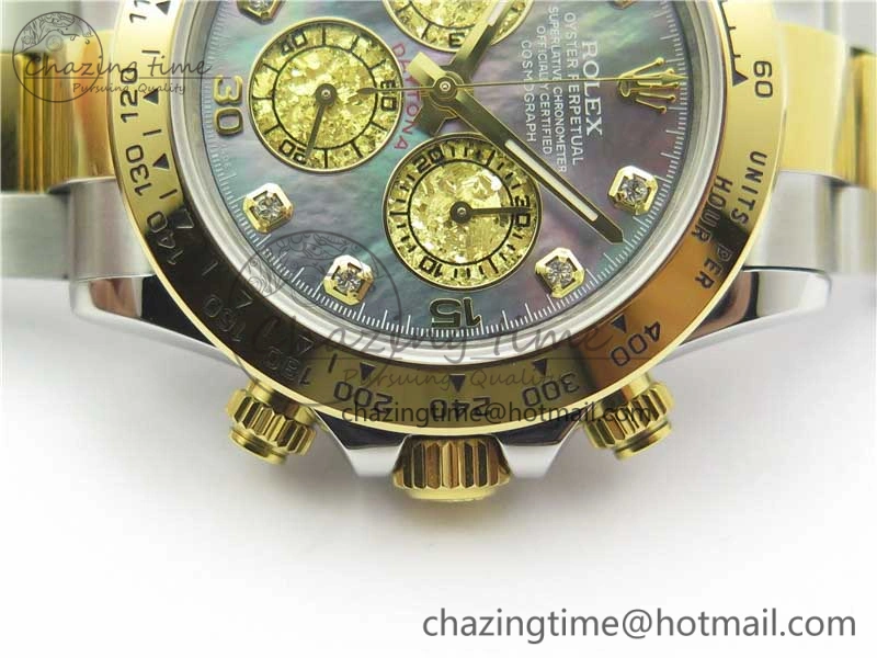 Daytona 116509 SS YG BLF Best Edition Gay MOP Dial on SS YG Bracelet A WrinkleFree 2977