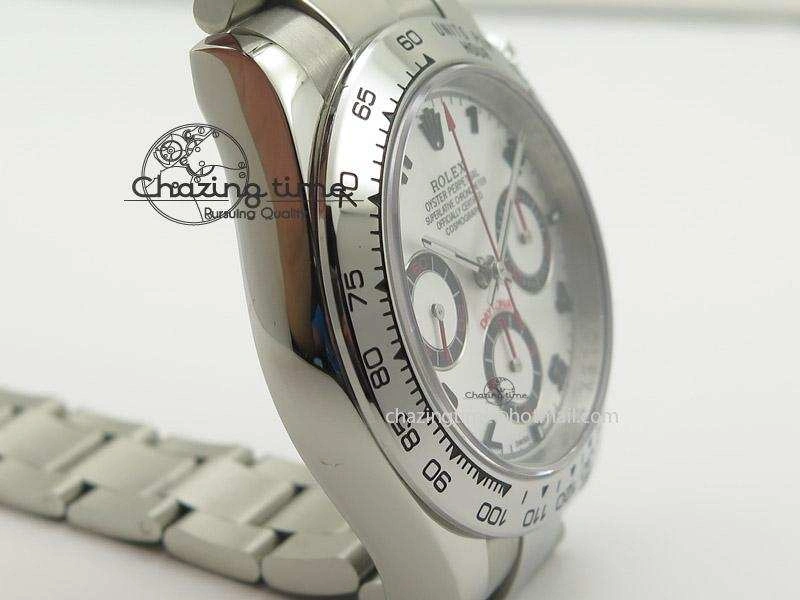 Daytona 116509 White Dial On SS Bracelet A7750 JF Comfortable 4027