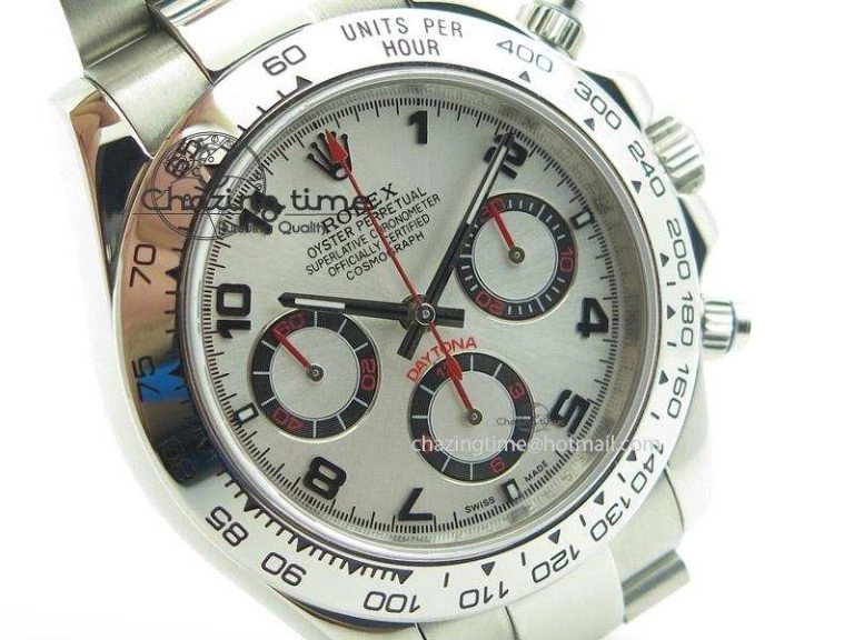Daytona 116509 White Dial On SS Bracelet A7750 JF Comfortable 4027